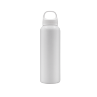 Bouteille à vide personnalisée de 20oz en acier inoxydable à large ouverture Gym Sport Bicyclette Bouteille d'eau isolée réutilisable à double paroi