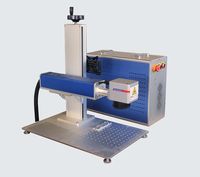 Machine de marquage laser à fibre de type fendu 50W avec coupeur d'imprimante laser source laser Raycus pour la fabrication de bijoux