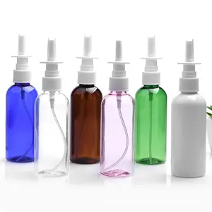 Factory Prijs Hoge Kwaliteit 100Ml Spray Fles Plastic Wit Nasale Spuit Plastic Neusspray Fles