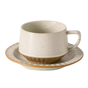 Tasse à café en céramique vintage moderne Tasse de luxe à sens élevé avec tasse et soucoupe exquises Costume Niche Personal Design Style - Product Image 5