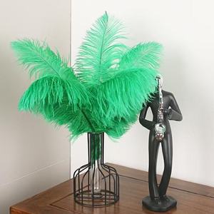Plumes d'autruche brunes de qualité supérieure, naturelles, de 65-70 cm, pour artisanat DIY, mariages économiques et fournitures de fête - Product Image 3