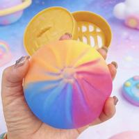 1 pièce de jouet sensoriel anti-stress en peluche colorée en forme de boulette vapeur, cadeau pour les enfants de 6 à 12 ans