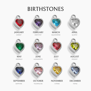 Charmes de naissance en forme de petit cœur en acier inoxydable non ternissant, plaqués or 24k et 18k, pour la fabrication de bijoux DIY, colliers pour femmes - Product Image 6