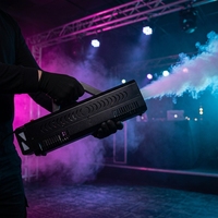 Pistolet à fumée LED portable, machine à brouillard manuelle, générateur de fumée portatif, lumière RGB pour DJ, fête, club, scène