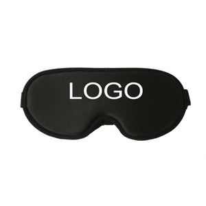 Custom Logo Screen Printed 3D Contoured Cup Sleep <b>Mask</b> for Men Women with Lash Extensions <b>Eye</b> Covers - Product Image 1