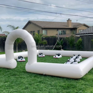 Pista de Carreras Inflable de PVC para Niños, Pista de Autos de Choque para Interiores y Exteriores, Área de Juegos Inflable - Product Image 2