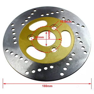 Motocicleta 180mm Rotor de disco de freno para Suzuki TR 50 magia de la calle UG 110 S <span class=keywords><strong>Hokuto</strong></span> 125 Vecstar Burgman sello UE 150 - Product Image 5