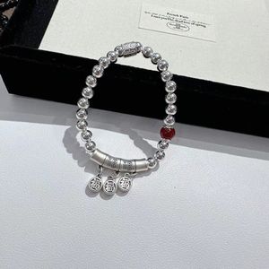 Pulsera de Bolas de Plata de Ley S925 con Dijes, Joyería Unisex, Regalo - Product Image 2