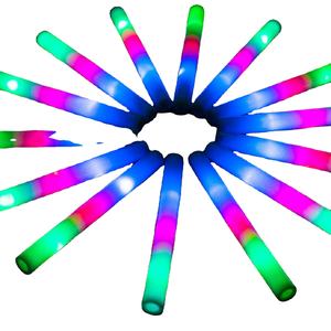 Promosi Kustom Menyala Busa Berwarna Awet Led Cahaya Tongkat Busa untuk Konser Pesta - Product Image 1