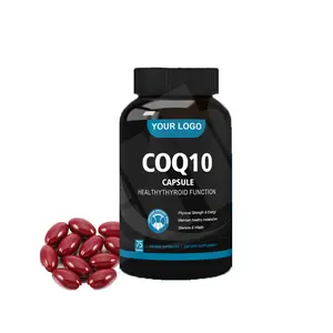 Heart Health Supplement Q10 Coenzyme Softgel Capsule 400mg Coenzyme Q10 Capsules