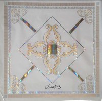 Film PVC transparent souple à motif floral, estampage à chaud, film de laminage, film PVC super clair en rouleau