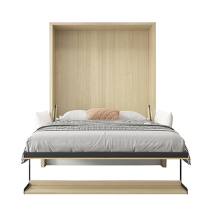 Nuovo Design Stile Nordico <span class=keywords><strong>Letto</strong></span> a Scomparsa Verticale Murphy Bed Multifunzione di Dimensioni Personalizzate con Divano e Installazione Facile - Product Image 5