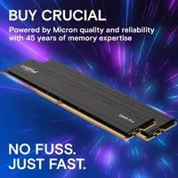 CRUCIAL PRO 16GB DDR5 6000MHZ ( Heatsink) Desktop RAM Engineered for Exceptional Performance and Reliability