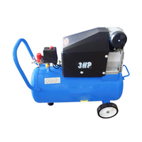 Compresseur d'air à piston portable lubrifié 35L 0,12m/min, refroidissement par air, moteur PLC, conception silencieuse, certifié CE, MUQI HD0301 220V