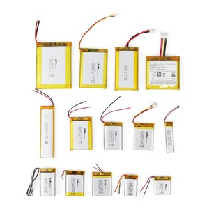 แบตเตอรี่ลิเธียมไอรอนฟอสเฟต <span class=keywords><strong>3</strong></span>.7V 3C แบตเตอรี่กำลังสูง สำหรับไฟสนามหญ้า LED รุ่น 804250 ความจุ 1000mAh แบตเตอรี่ลิเธียมโพลิเมอร์ - Product Image 1