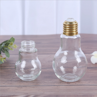 150 200 250 300 400 500ml bouteille d'ampoule en plastique boisson boisson/jus bouteille d'ampoule claire pour thé au lait