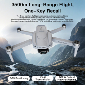 Drone 4K HD GPS ZD108 con Gimbal a 6 Assi, Pieghevole, in Plastica, Controllo Remoto e App, Trasmissione <span class=keywords><strong>3</strong></span>.5KM, Ideale per Principianti e Viaggi - Product Image 6