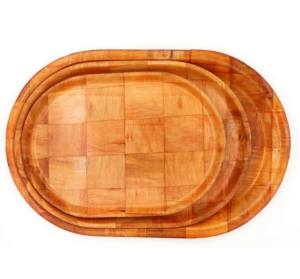 Bol ovale en bois de 10,5 x 15 pouces, best-seller, durable, écologique, artisanal, spécial, pour la maison, la cuisine, design durable et original - Product Image 4