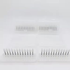 หัวขัดฟันแบบหินสีขาว 12 ชิ้น/กล่อง รุ่น FL2 สำหรับเครื่องกรอความเร็วสูง - Product Image 6