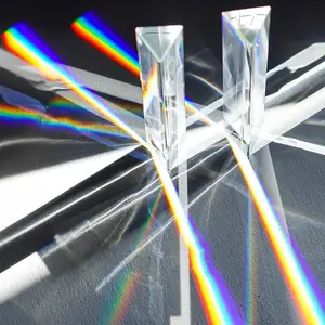 Hoge Transmittancetrihoekig Prisma Regenboog Prisma Fotografische Prisme Kleur Prisma Fysica Kinderen Licht Experiment