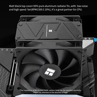 Thermalright Burst Assassin 120 EVO Dark CPU Cooling Fan Cooler Dual PWM Fans and Double Towers for AM4/AM5