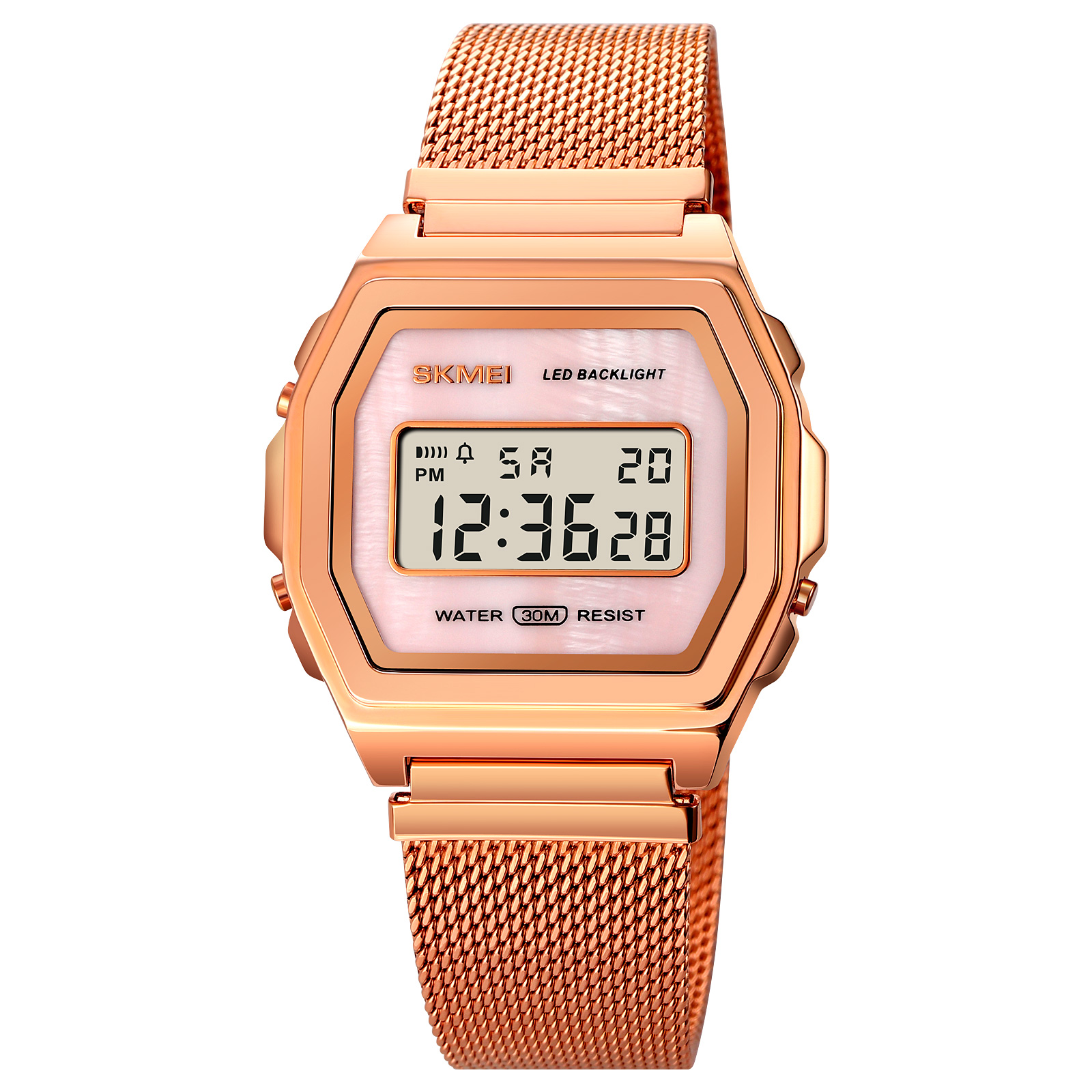 Rose gold-rosa-weiß
