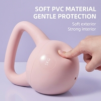 Ensemble de Kettlebells en PVC Souple Antidérapant – Équipement de Fitness Durable pour Entraînement de Force à Domicile et en Salle de Sport