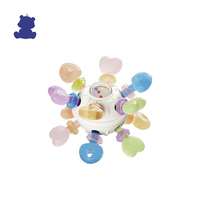 Jouet à mâcher en silicone sans BPA pour la dentition des animaux, sucette douce, jouets de dentition pour bébé, jouet populaire pour un an, ne tombe jamais.
