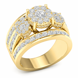 Anello dal Design Geometrico Classico da Donna - Product Image 1