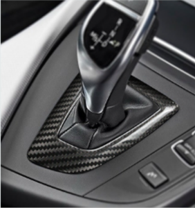 Miếng dán cần số bằng sợi carbon khô cho BMW series 1 2 3 4 F20 F30 F32 RHD, phụ kiện trang trí nội thất bằng sợi carbon khô - Product Image 2