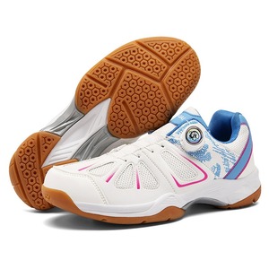 Chaussures de sport respirantes et amorties, design à boucle rotative, antidérapantes, chaussures professionnelles pour le badminton, le tennis, l'entraînement quotidien - Product Image 5