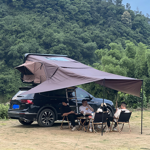 Roof Tent Outdoor Fully Automatic Folding SUV Off-road Vehicle Thickened Rollover <b>Camping</b> Travel <b>Bed</b> Car Tent - Product Image 5