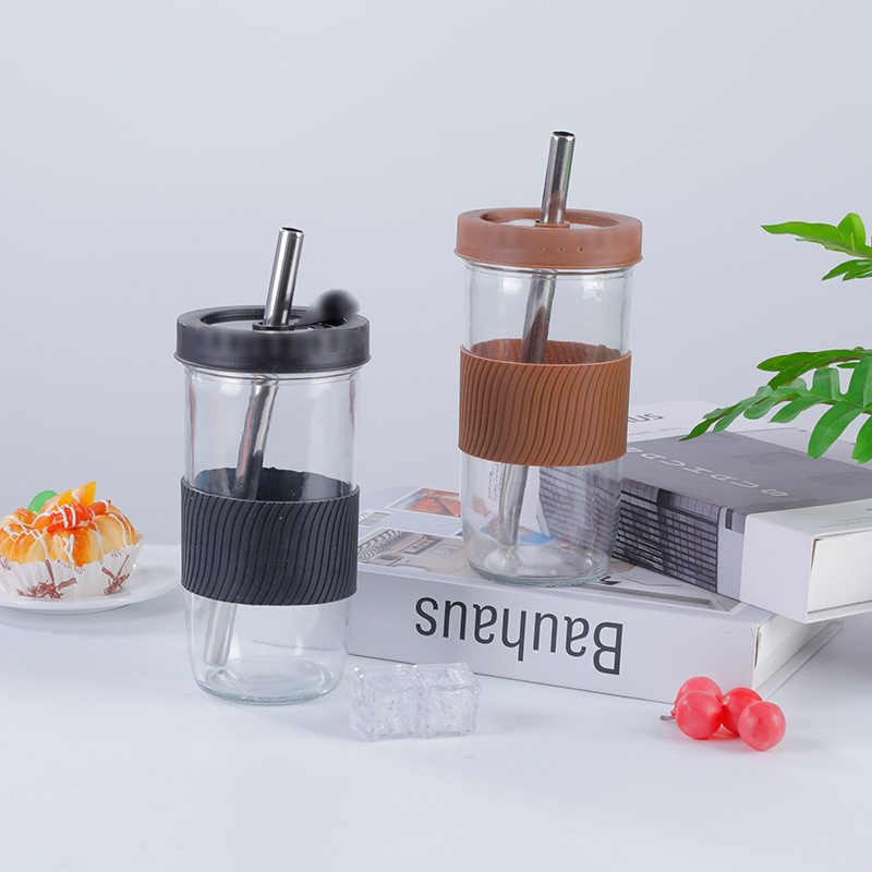 Coton perlé transfrontalier 2 tasses 2 couvercles 2 pailles 1 pinceau