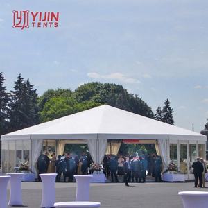 Carpa Hexagonal de PVC de 8m para Fiestas y Bodas, sin Poste Central, Estructura Hexagonal para Eventos al Aire Libre - Product Image 3