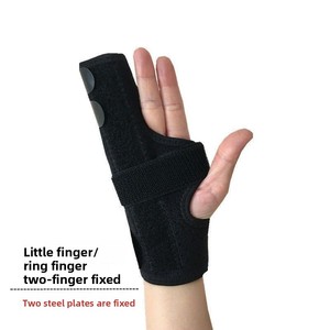 Attelle de doigt, orthèse de main, immobilisateur de poignet pour fractures de boxeur, immobilisateur de phalange, attelle de petit doigt en nylon unisexe - Product Image 2