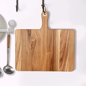 Macinazione dei rifiuti e vuole Lap bancone racchetta tagliere in legno di bambù Pizza tagliere Paddle Peel Pizza con manico - Product Image 3