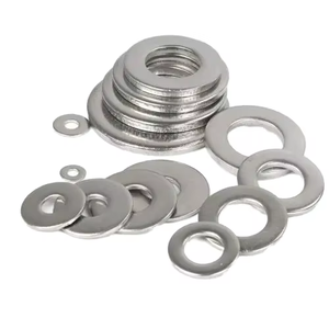 Arandelas planas delgadas de acero inoxidable SS304, fabricadas a medida en fábrica, de acero para muelles, tipo anillo. - Product Image 1