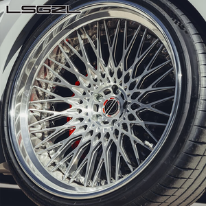 Set di 2/3 Cerchi Forgiati Lucidati per Auto da Corsa con Labbro Graduato 5*114.3 5*120 19 20 21 22 24 26 Pollici per Ferrari 458 990, Classe G, Maclaren <span class=keywords><strong>SV</strong></span> - Product Image 1