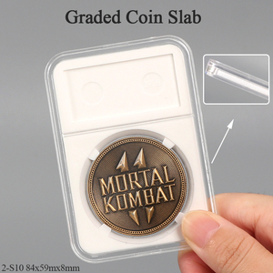 SUNSHING Plastique Pièce de Monnaie Dalle Présentoir Pièce de Monnaie Dalle Capsules Protecteur Mallette de Rangement pour NGC PCGS Grade Coin Auto Fermeture Style - Product Image 2