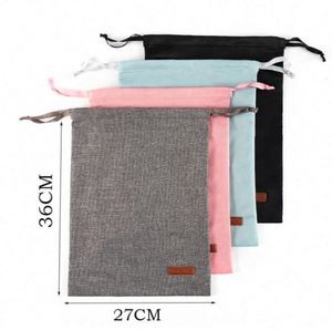 Sac à dos en toile avec cordon de serrage, grande capacité, sac de sport, sac de basket-ball, sac de gym, sac à dos de cyclisme - Product Image 5