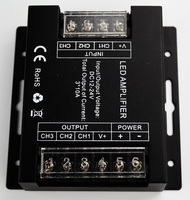 Fabrika eko 720W led rgb amplifikatör RGB LED amplifikatör sinyal tekrarlayıcı DC12V ~ 24 V, CE, RoHS