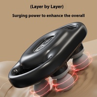 Appareil de massage corporel professionnel à 4 têtes, pistolet de massage musculaire et des fascias à main pour la relaxation et le confort