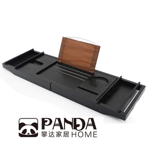 Suole — plateau <span class=keywords><strong>de</strong></span> <span class=keywords><strong>baignoire</strong></span> en bambou naturel, <span class=keywords><strong>pont</strong></span> <span class=keywords><strong>de</strong></span> douche, <span class=keywords><strong>tablette</strong></span>, étagère <span class=keywords><strong>de</strong></span> lecture, rangement en bois pour la salle <span class=keywords><strong>de</strong></span> bains - Product Image 3