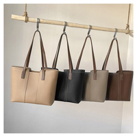 Sac fourre-tout en cuir ultrafin souple pour femme, grande capacité, personnalisé, de marque, vente en gros
