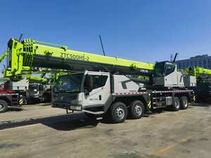 Distributeur officiel Zoomlion, grue sur camion hydraulique Zoomlion ZTC500H de 50 tonnes avec flèche à 5 sections de 45 m |   Conception compacte à 4 essieux - Product Image 3