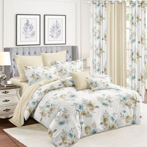 Ensemble de housse de couette Queen 40 pièces imprimé moderne super doux personnalisé écologique certifié OEKO-TEX 100% polyester tissé 600 - Product Image 1