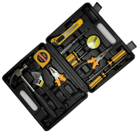 Kit d'outils combinés de qualité industrielle pour la maison, boîte rigide, kit de réparation d'urgence automobile, certifié CE, pièces de rechange portables