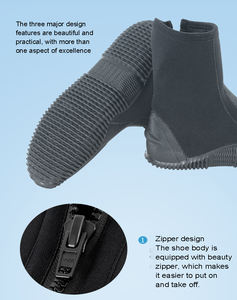 Chaussures de plage en caoutchouc personnalisées <span class=keywords><strong>Bottes</strong></span> de plongée avec semelle en feutre néoprène <span class=keywords><strong>Bottes</strong></span> de plongée 5mm - Product Image 4