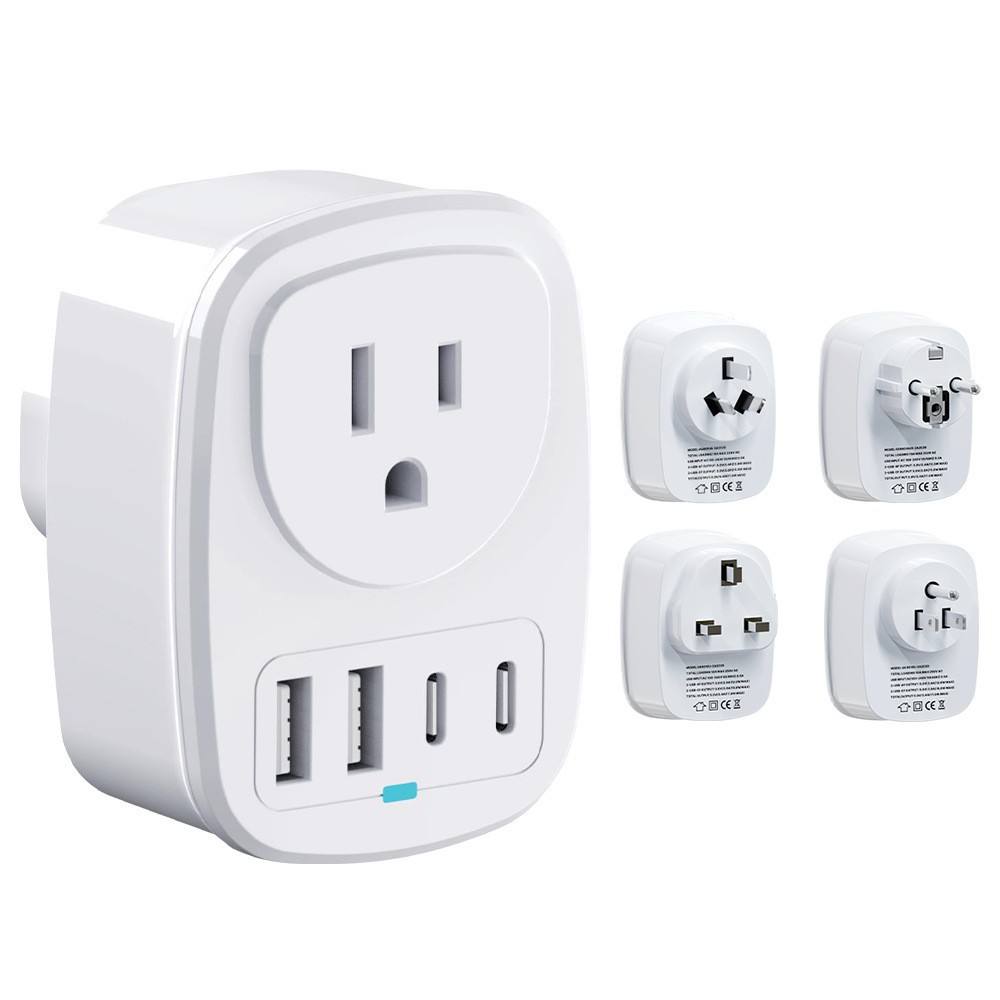 HONPNK Plug Adapter Australia New Zealand Power Plug Adapter US to Plug Adapter Travel Essentials for USA to Australia