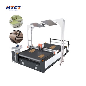 Tự động làm tổ dao dao hiệu quả quá trình in bốn mảnh giường nhung sofa Bìa nhà dệt máy cắt - Product Image 1